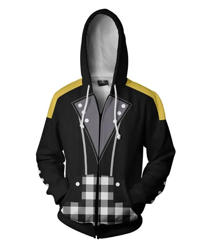 Kingdom Hearts Cosplay Hoodie Style 2 (Multiple Colors Available)