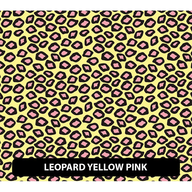 Leopard Puff Patterned HTV (12" x 12")