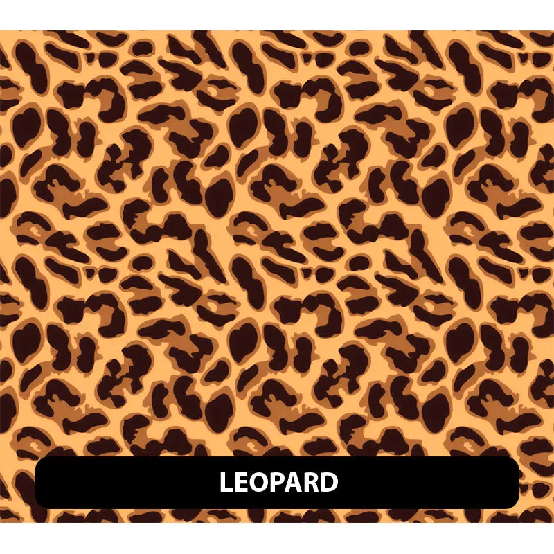 Leopard Puff Patterned HTV (12" x 12")