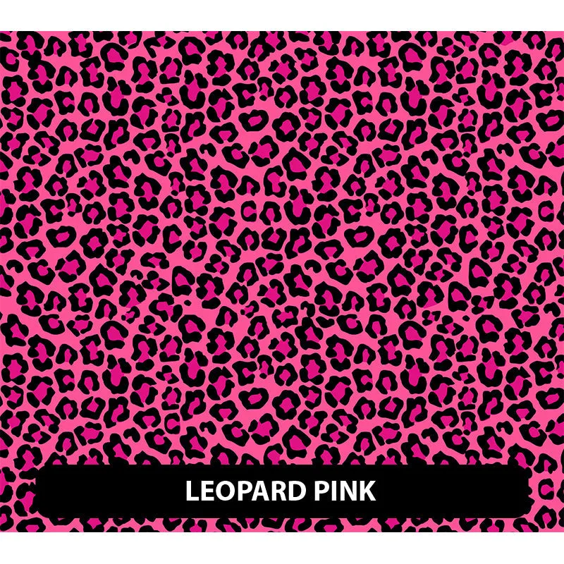 Leopard Puff Patterned HTV (12" x 12")