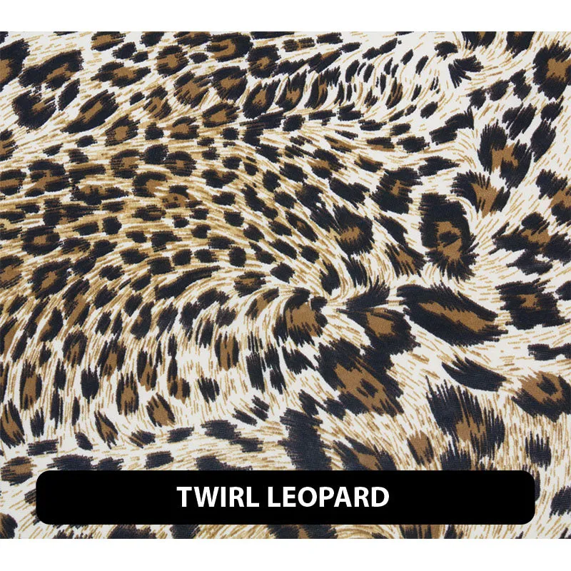 Leopard Puff Patterned HTV (12" x 12")