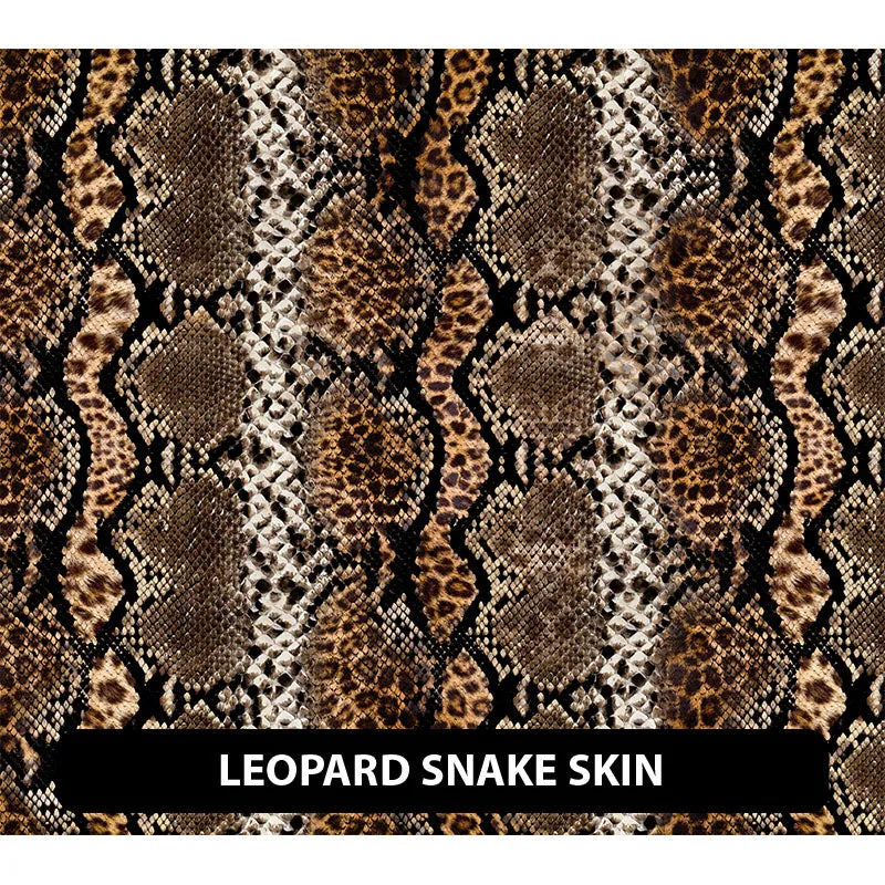 Leopard Puff Patterned HTV (12" x 12")