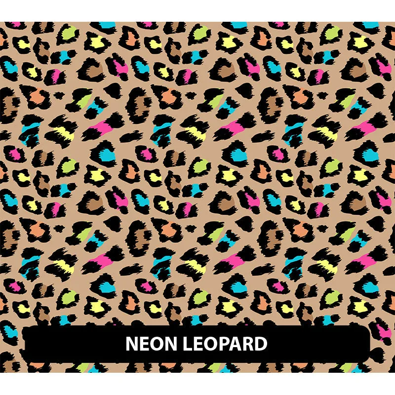 Leopard Puff Patterned HTV (12" x 12")