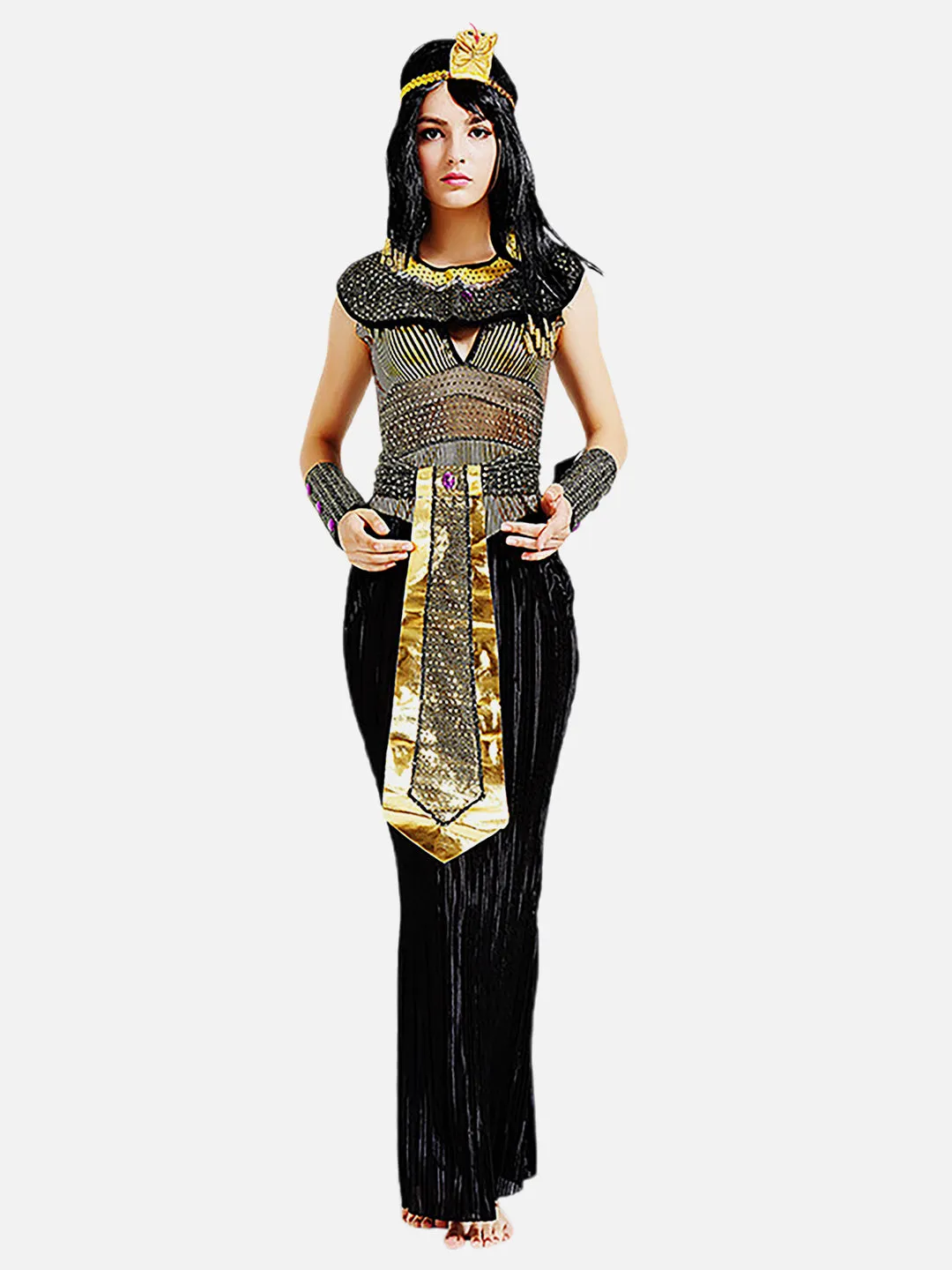 Little Surprise Box Black Egyptian Queen Adults Halloween Costume Dress Up one size