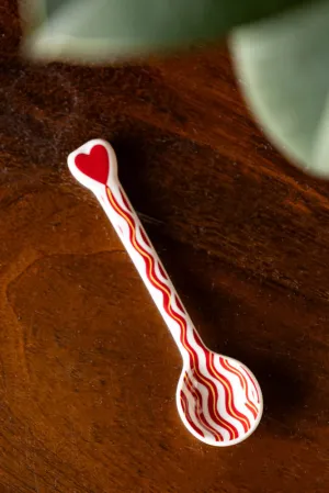 Made With Love Red Striped Spoon