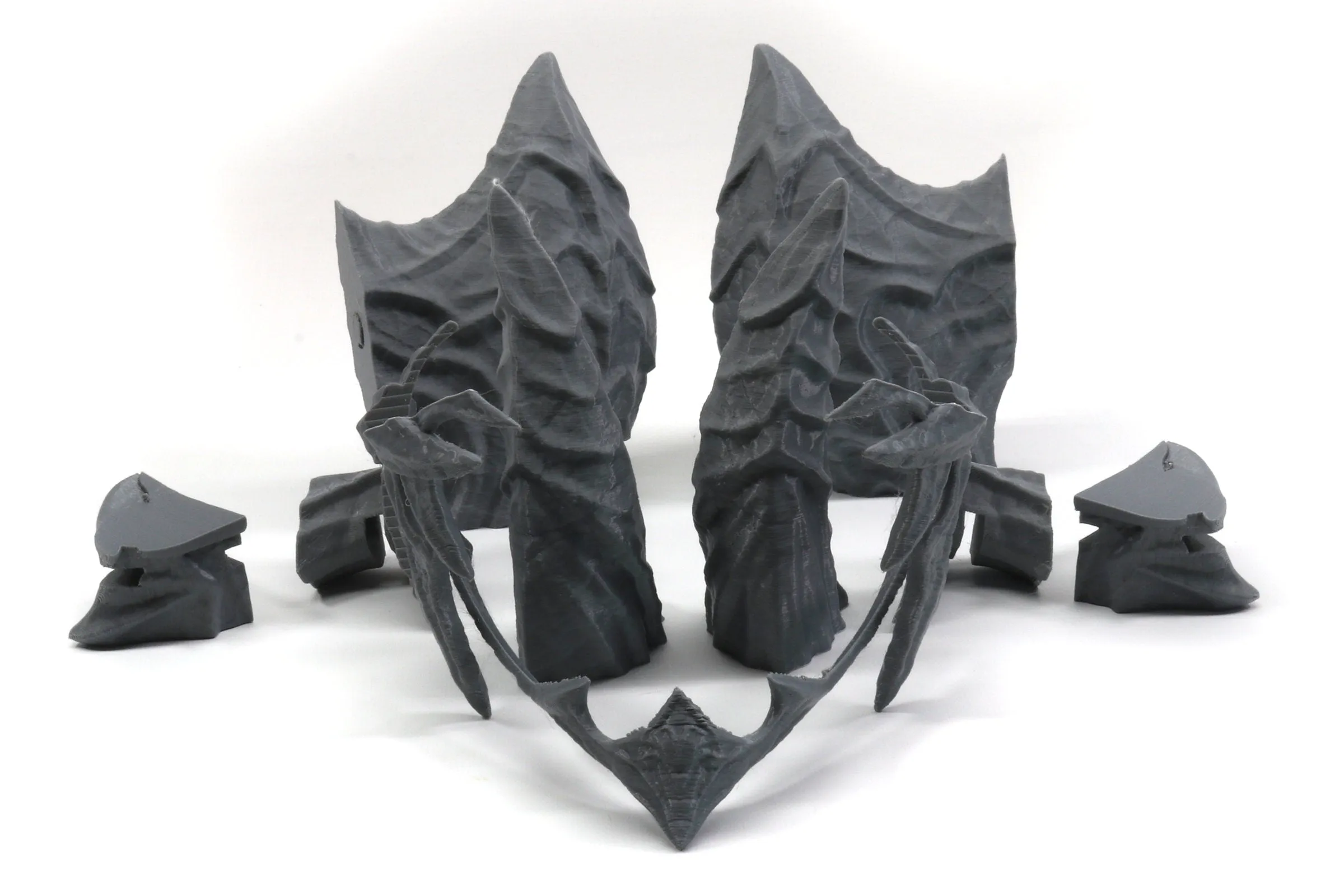 Male Au'ra Horns 03 DIY Cosplay Prop Kit - FFXIV