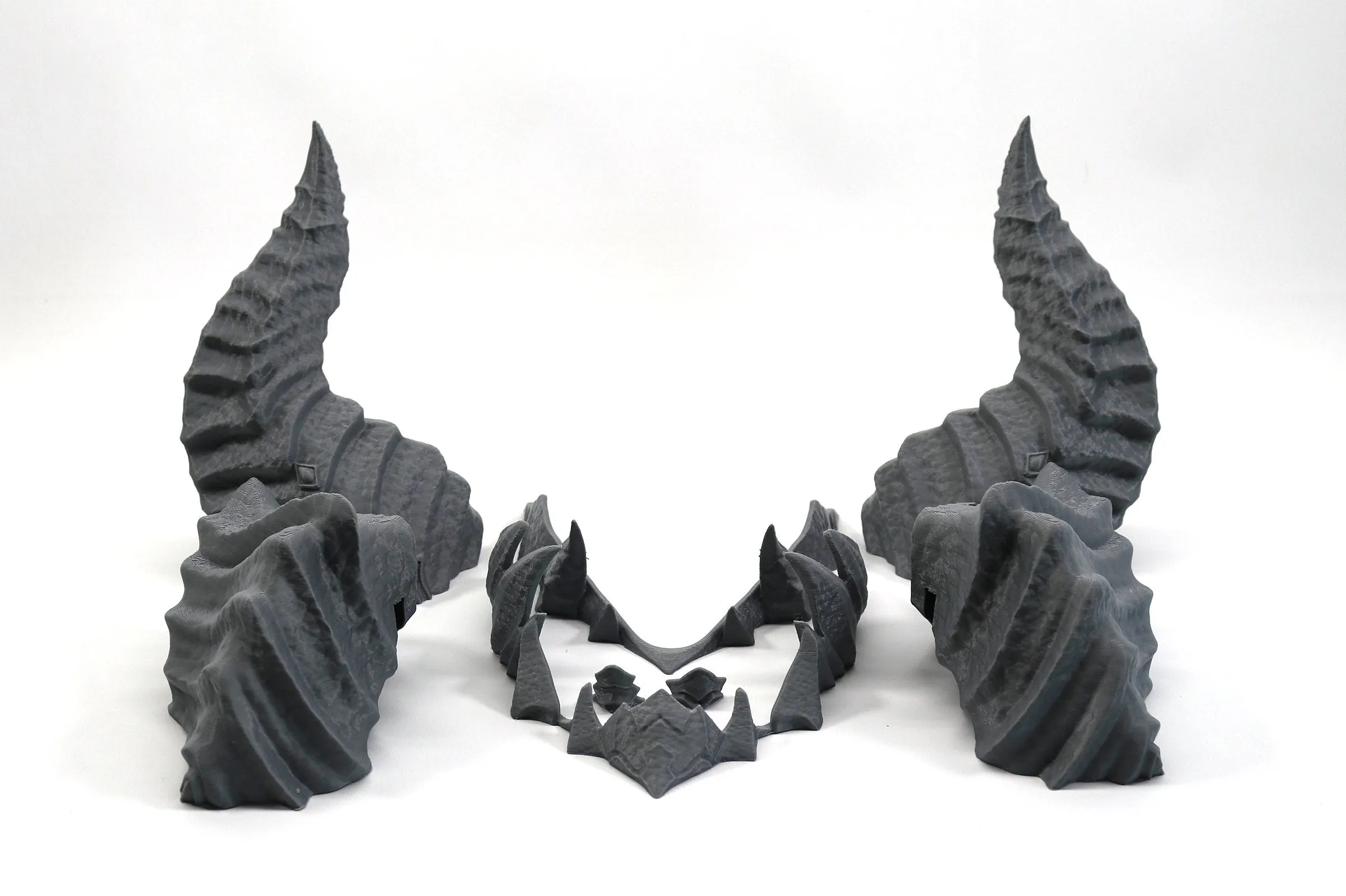 Male Au'ra Horns 04 DIY Cosplay Prop Kit - FFXIV