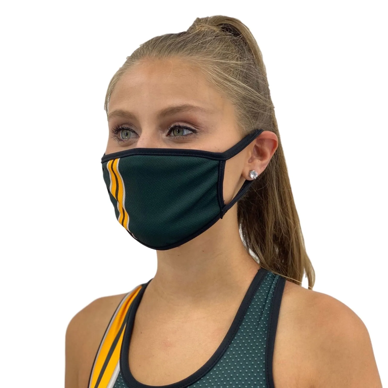 Mask Green Bay Face Mask Filter Pocket