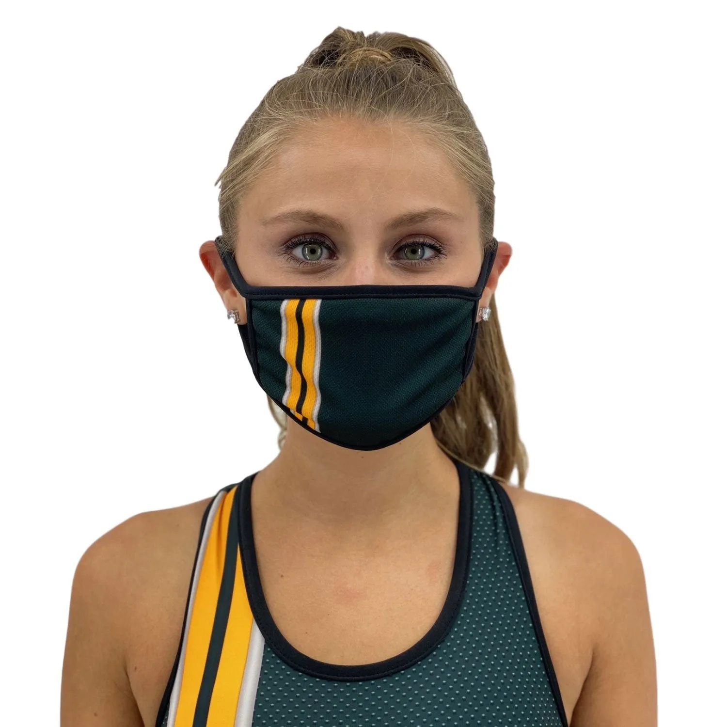 Mask Green Bay Face Mask Filter Pocket