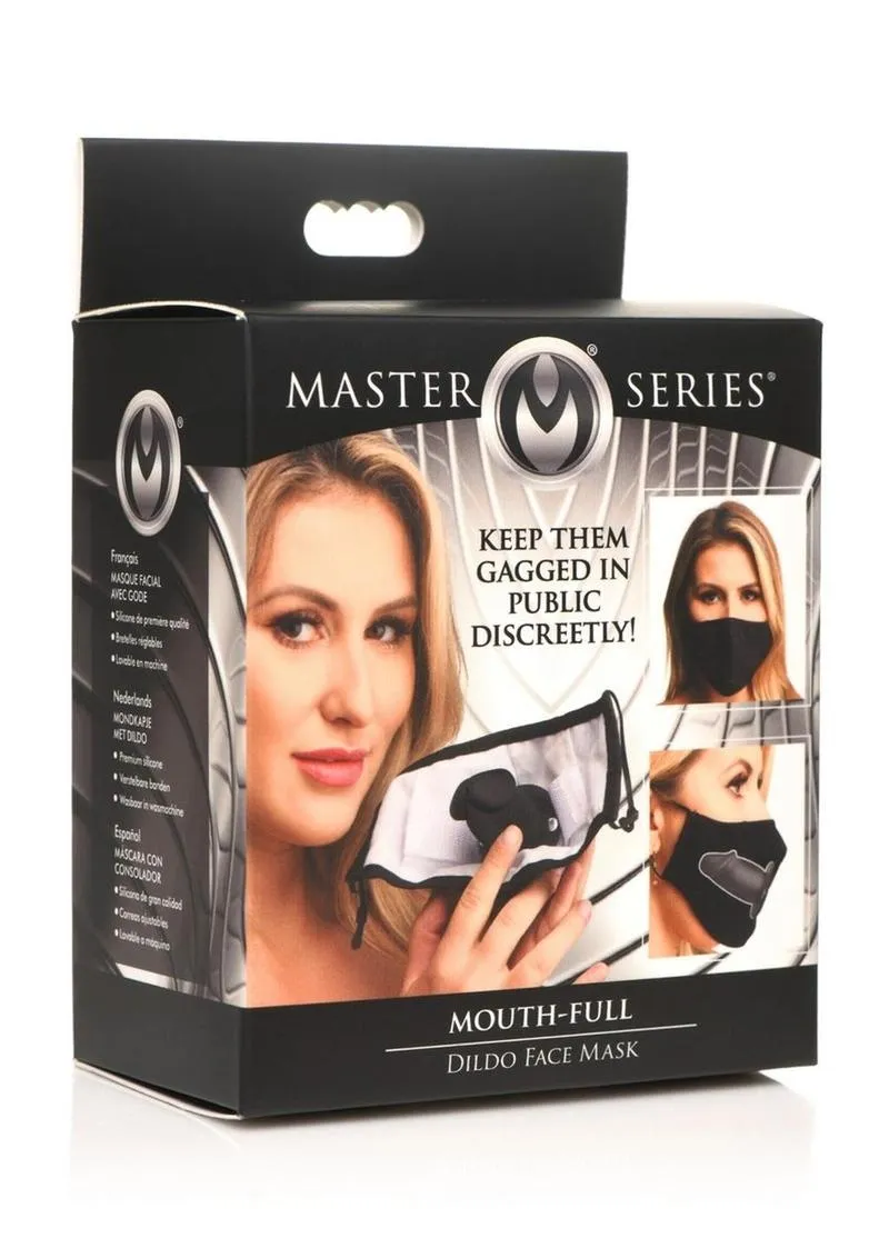 Master Series Mouth-Full Silicone Dildo Face Mask