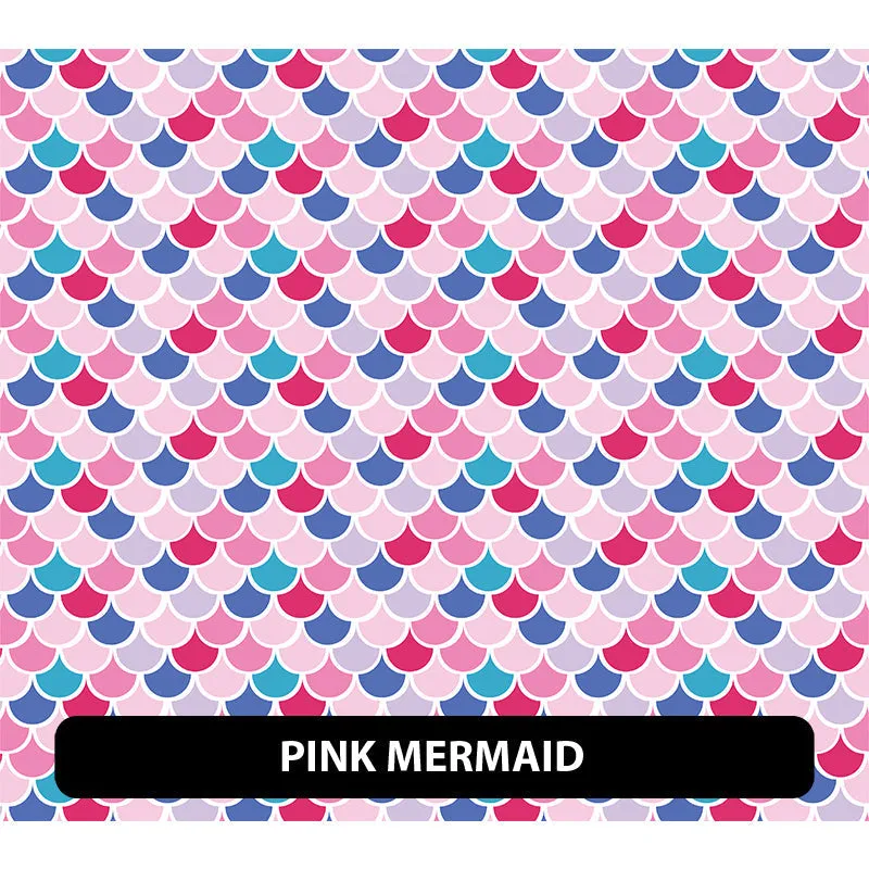 Mermaid Puff Patterned HTV (18.5" x 12")