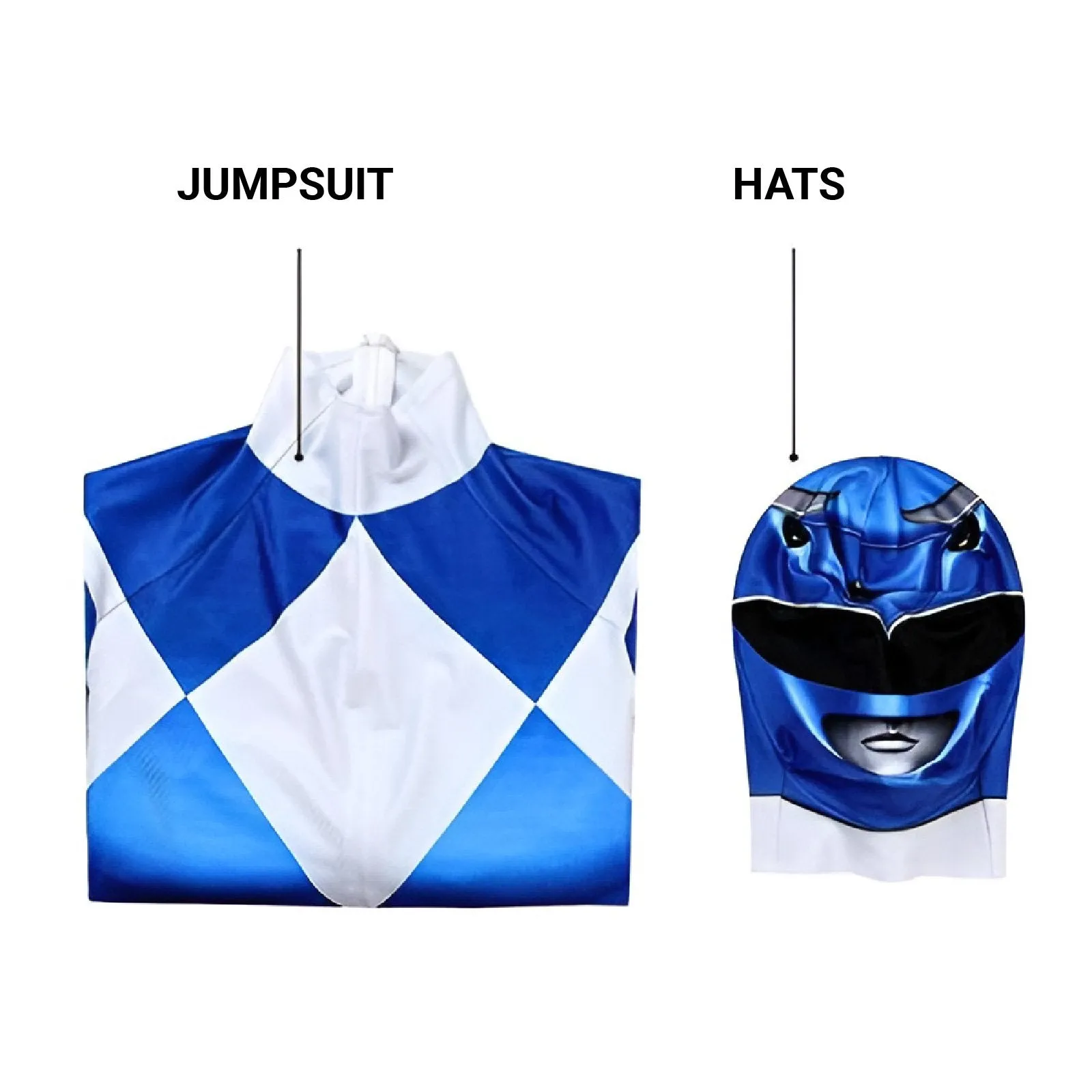 Mighty Morphin Power Rangers Blue Costume