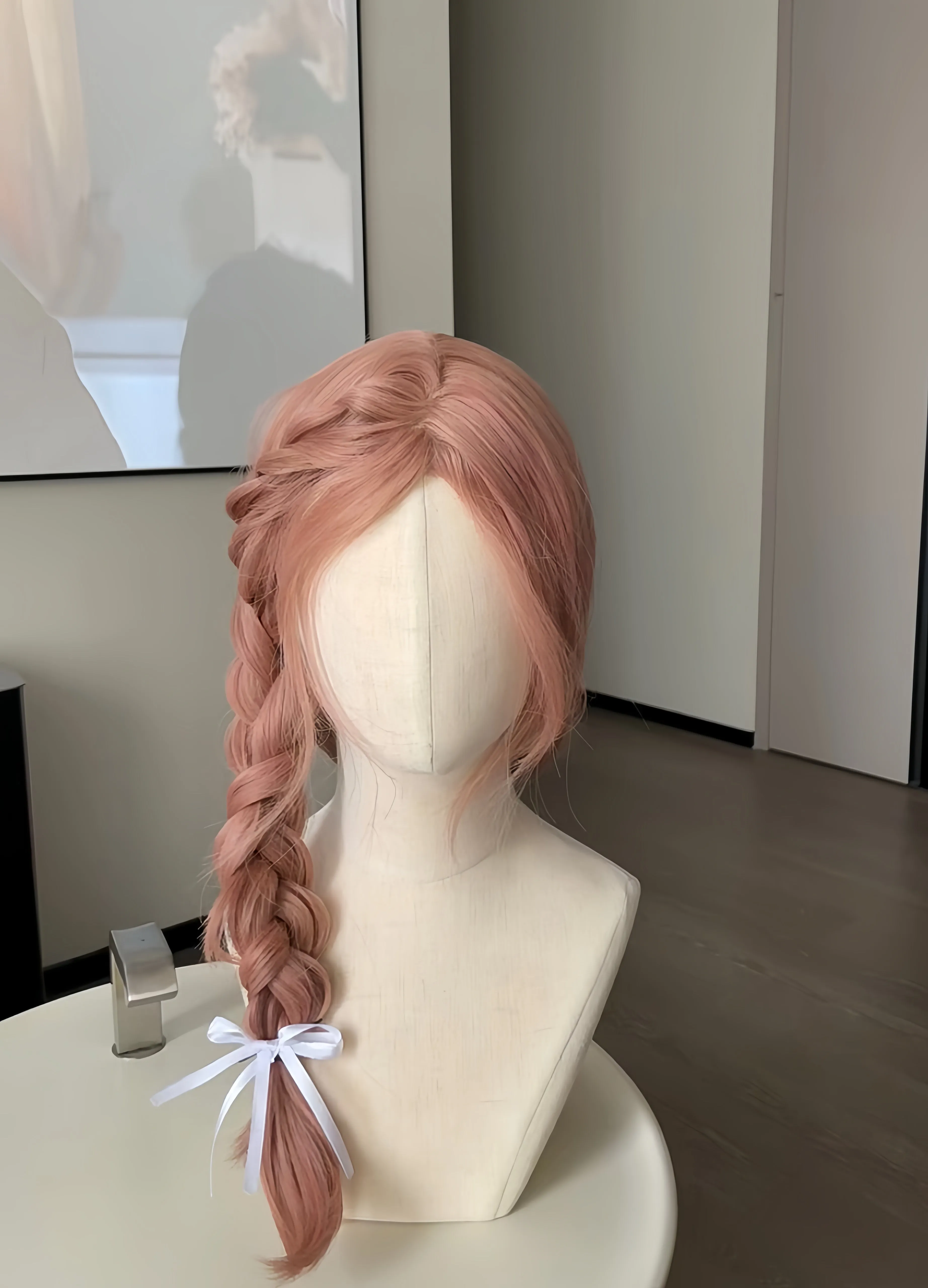 Momo Chan Peach Pink Daily Wig Cosplay Wig