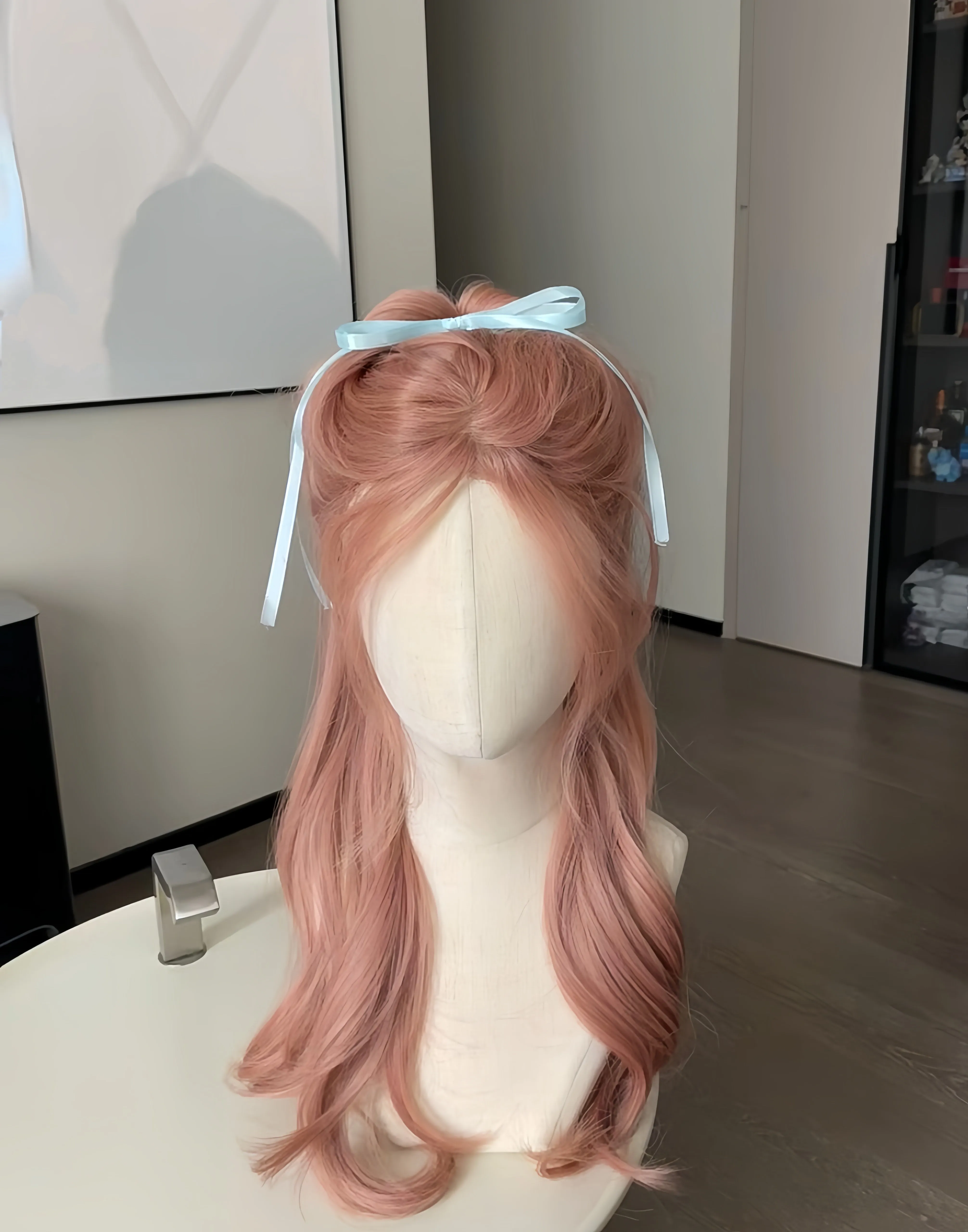 Momo Chan Peach Pink Daily Wig Cosplay Wig