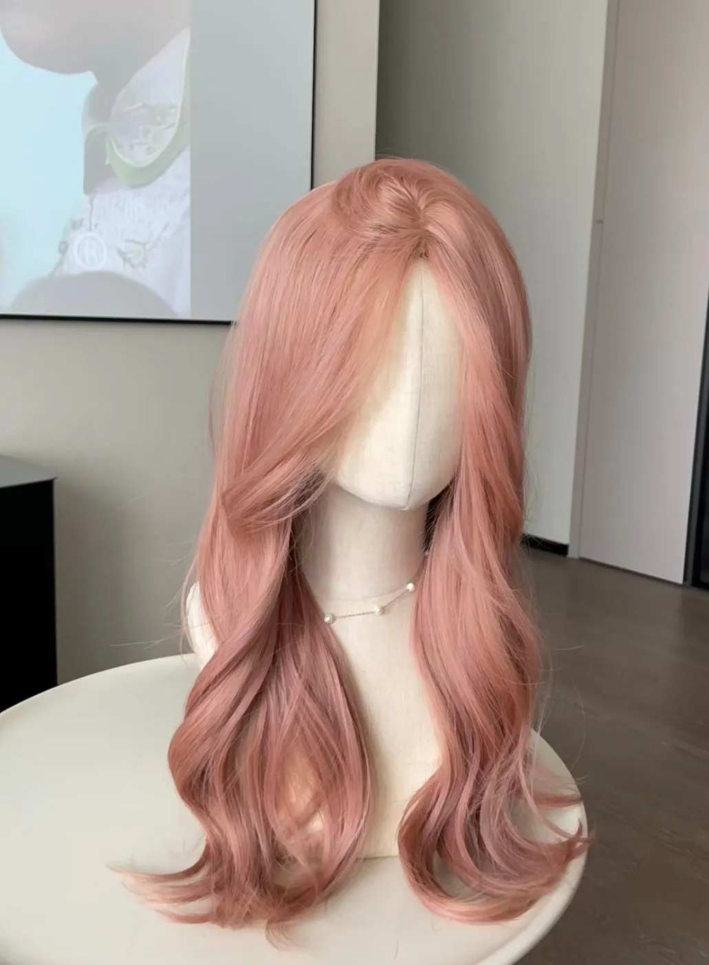 Momo Chan Peach Pink Daily Wig Cosplay Wig