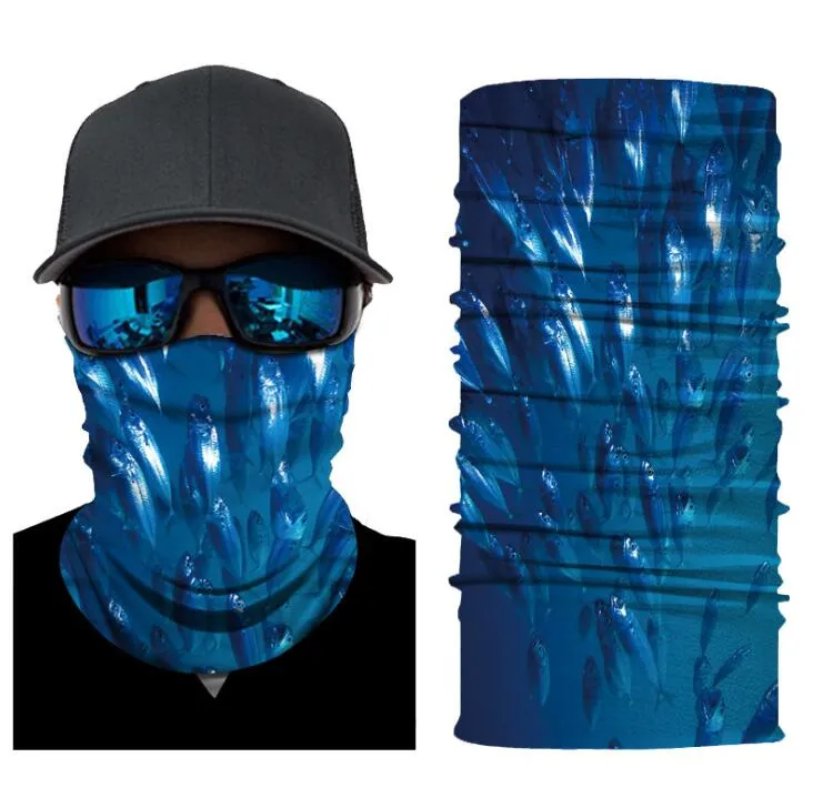 Multi-functional Face Shield | Neck Gaiter | Fishing Outdoors (Fish Collection)