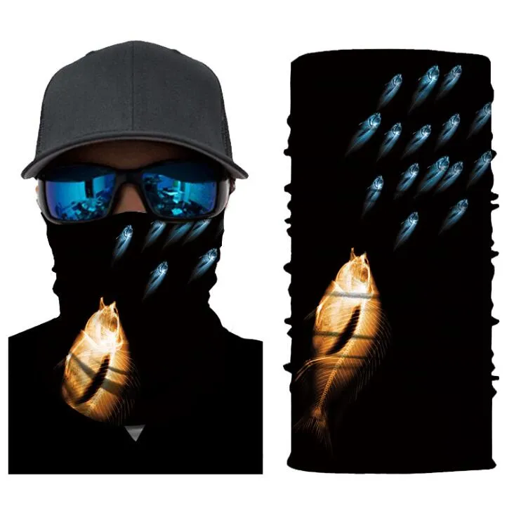 Multi-functional Face Shield | Neck Gaiter | Fishing Outdoors (Fish Collection)