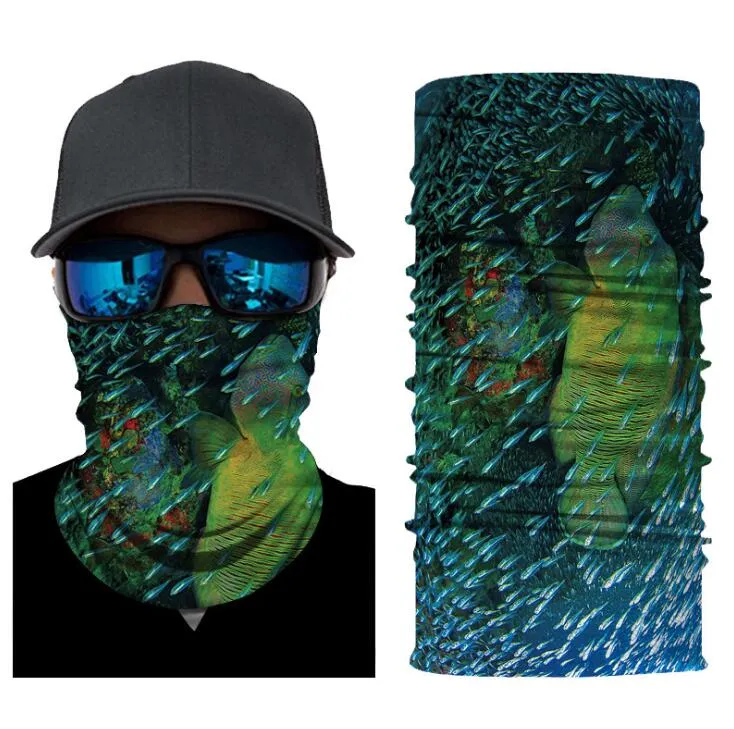 Multi-functional Face Shield | Neck Gaiter | Fishing Outdoors (Fish Collection)