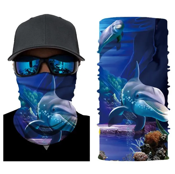 Multi-functional Face Shield | Neck Gaiter | Fishing Outdoors (Fish Collection)