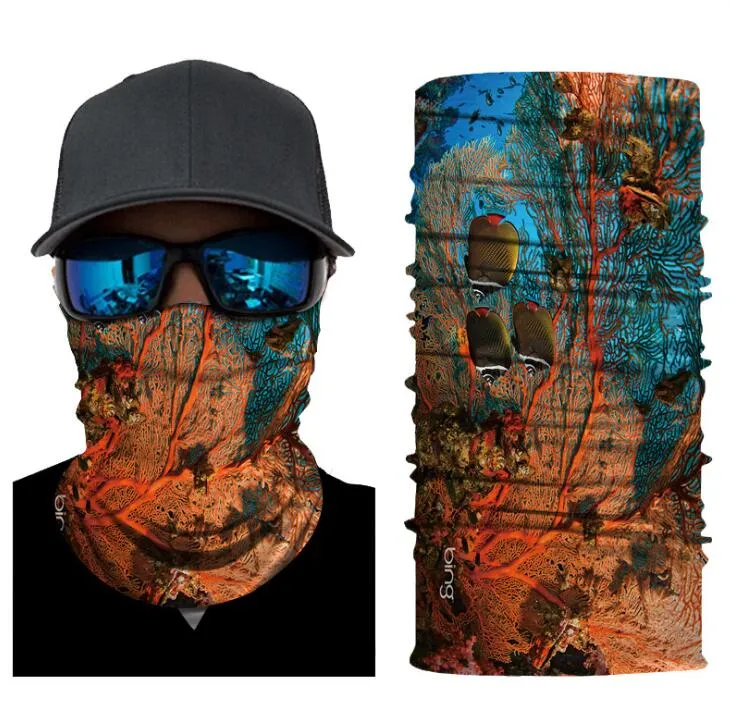 Multi-functional Face Shield | Neck Gaiter | Fishing Outdoors (Fish Collection)