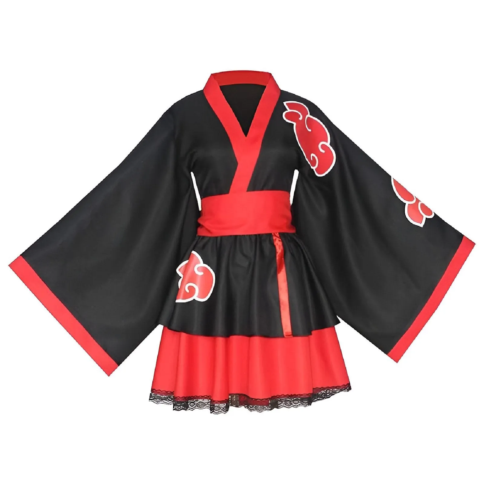 Naruto Akatsuki Kimono Cosplay Costume