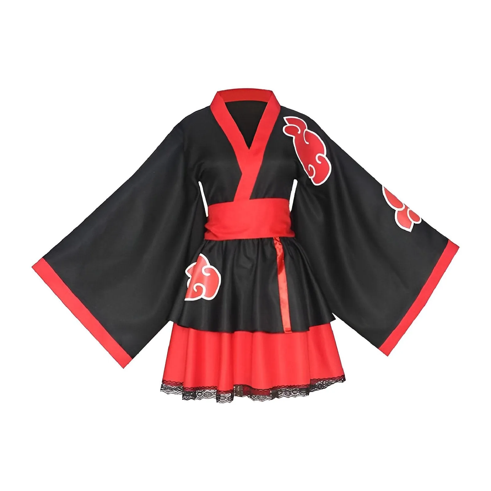 Naruto Akatsuki Kimono Cosplay Costume