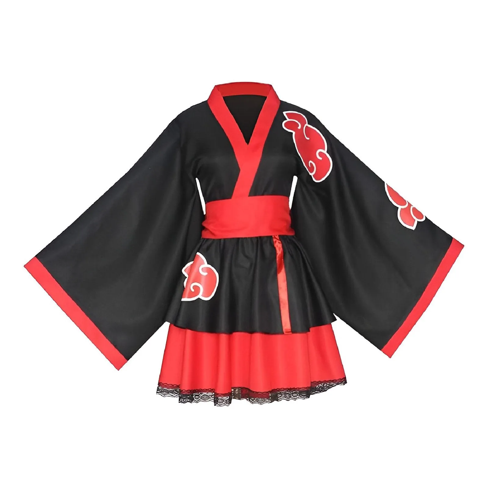 Naruto Akatsuki Kimono Cosplay Costume