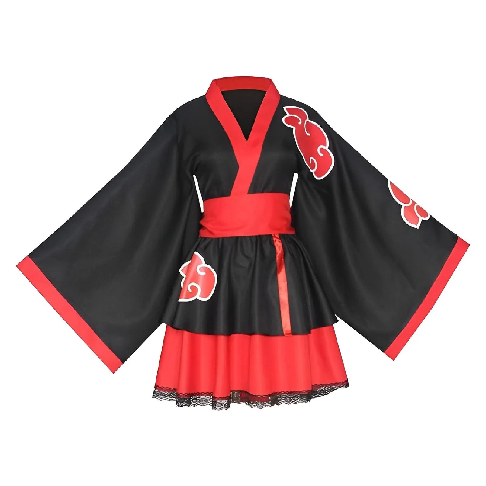 Naruto Akatsuki Kimono Cosplay Costume