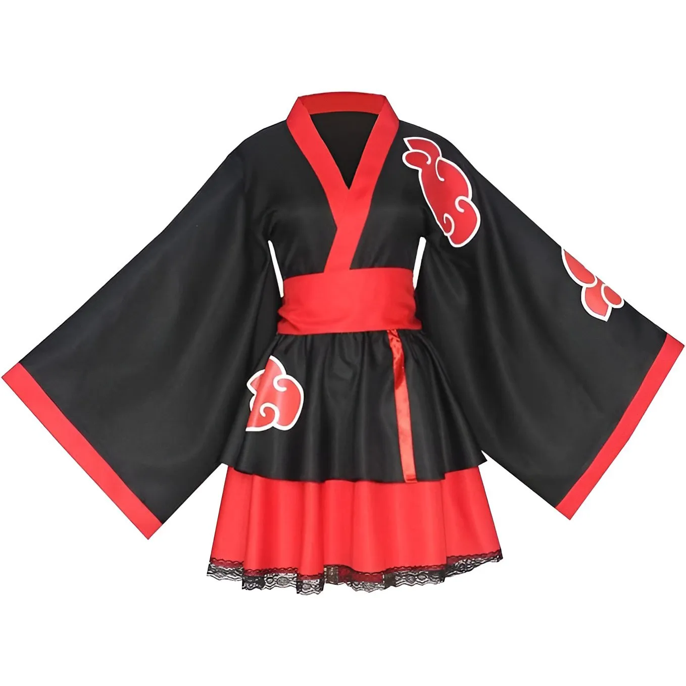 Naruto Akatsuki Kimono Cosplay Costume