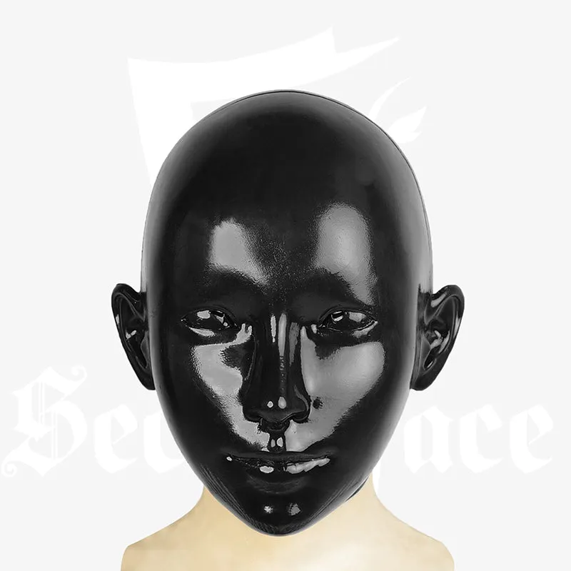 NEOGAN x SecondFace | Black Rubber Face "Obsidian" Silicone Mask