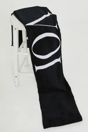 North Fields Beach Towel - Black