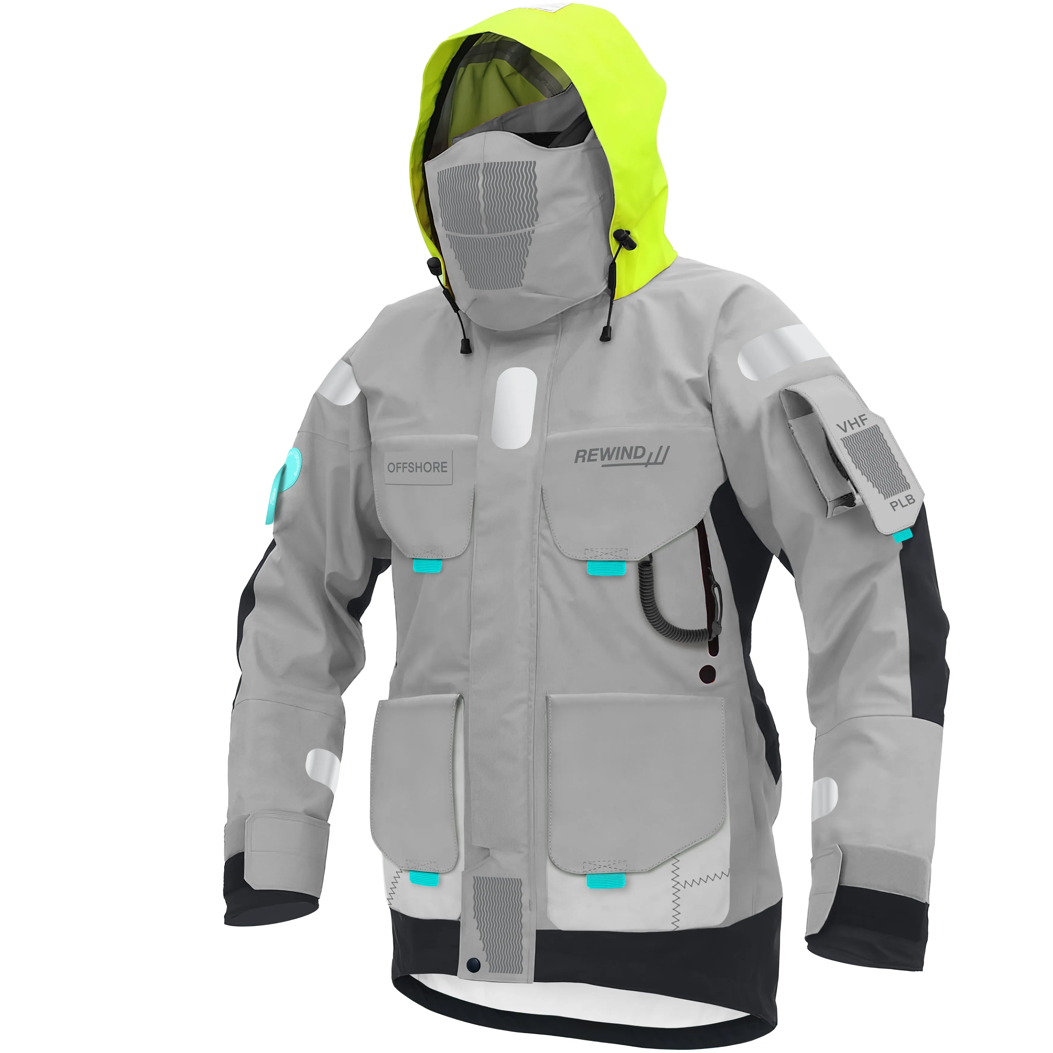 Offshore Yacht Jacket (GRAY)