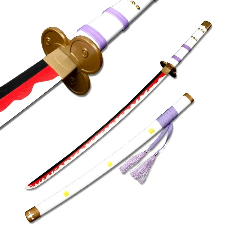 One Piece | Oden Ame No Habakiri Kozuki Wooden Blade Katana | Cosplay Wooden Sword | 104 Cm |