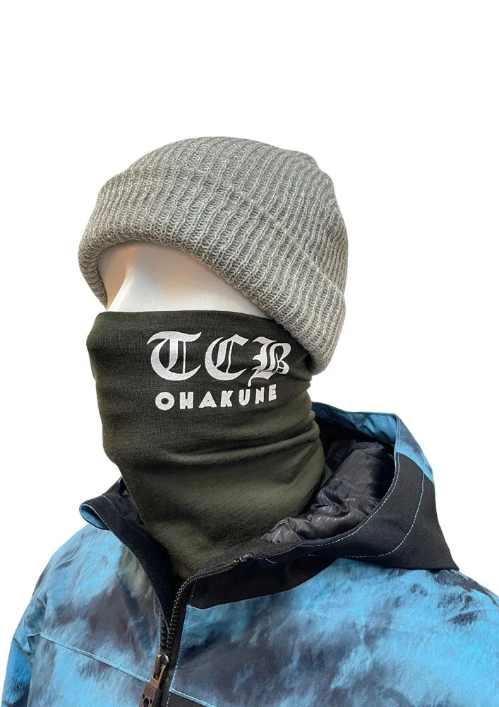 Opus Fresh x TCB Merino Neckwarmer - Youth - Pine Green