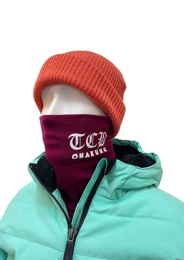 Opus Fresh x TCB Merino Neckwarmer - Youth - Pink