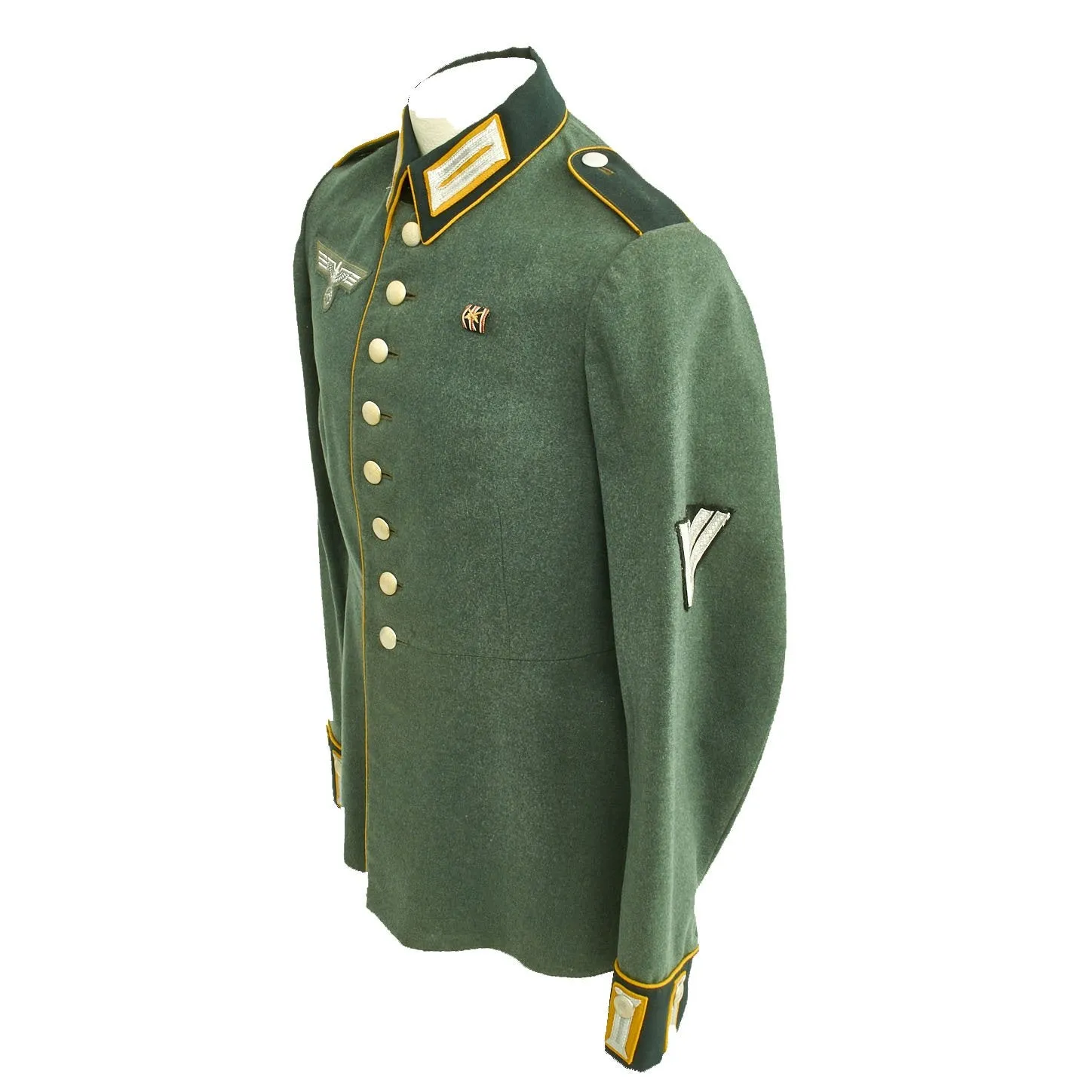 Original German WWII Cavalry Obergefreiter Waffenrock Tunic - Dated 1942