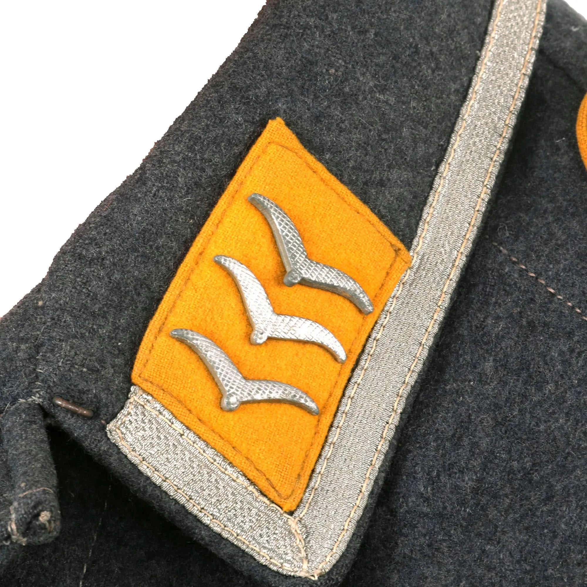 Original German WWII Early Luftwaffe Oberfeldwebel NCO Fliegerbluse Tunic with Fallschirmjäger Badge & Droop Tail Eagle