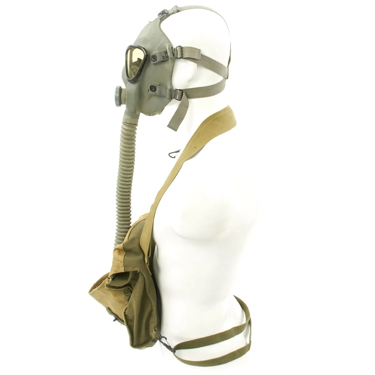 Original U.S. WWII M4 Lightweight Service Gas Mask Set - Excellent Condition