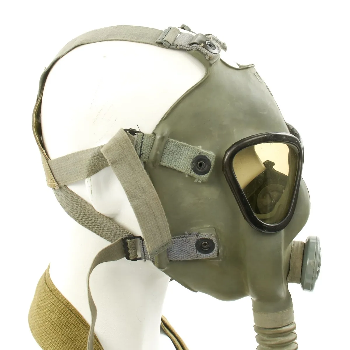 Original U.S. WWII M4 Lightweight Service Gas Mask Set - Excellent Condition