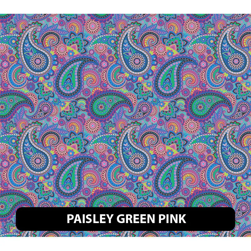 Paisley Puff Patterned HTV (12" x 12")