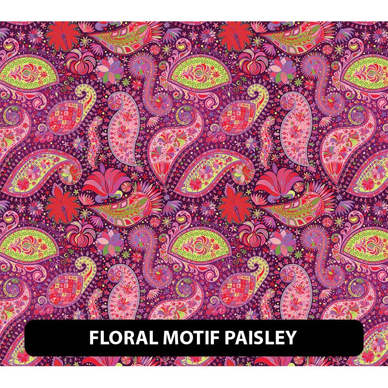 Paisley Puff Patterned HTV (12" x 12")