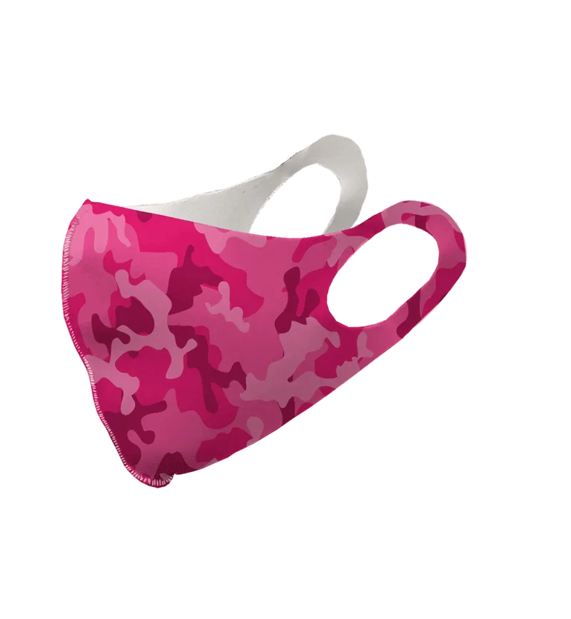 Pink Camouflage Olson Face Mask