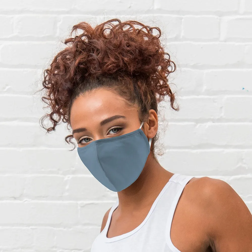 Powder Blue Protective Cloth Face Mask