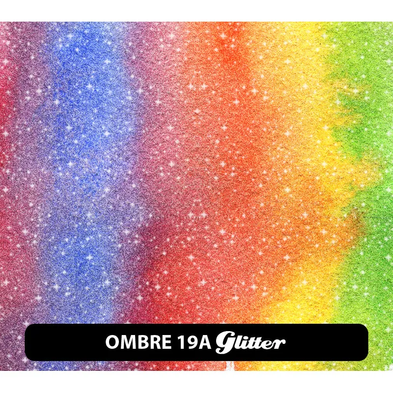 Pride / Rainbow Glitter Patterned HTV (12" x 12")