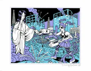 "Fukushima" print by Danny Hellman