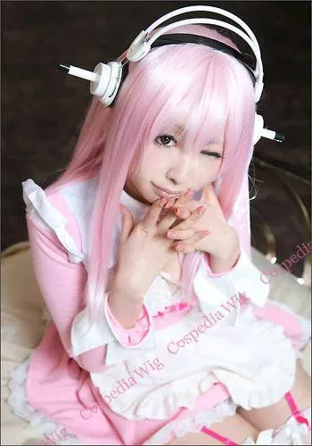 "Sonicomi" Super Sonico style cosplay wig