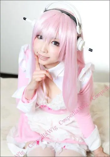 "Sonicomi" Super Sonico style cosplay wig