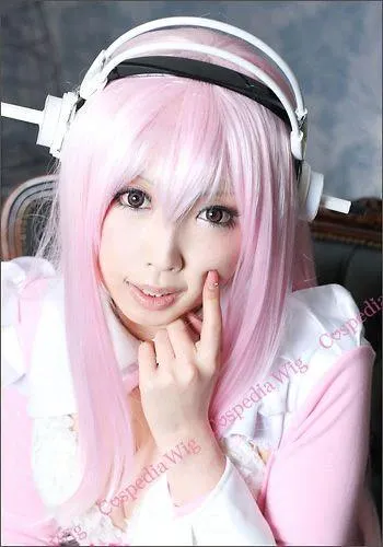 "Sonicomi" Super Sonico style cosplay wig