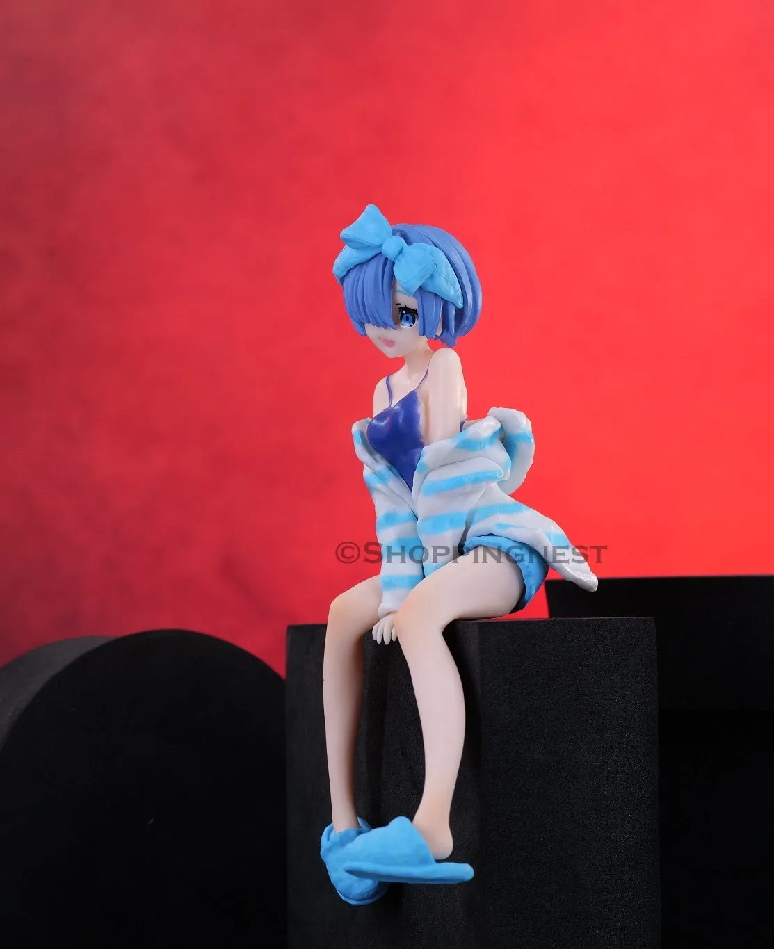 Re:Zero Noodle Stopper PVC Action Figure Statue Rem Room Wear | 14cm |