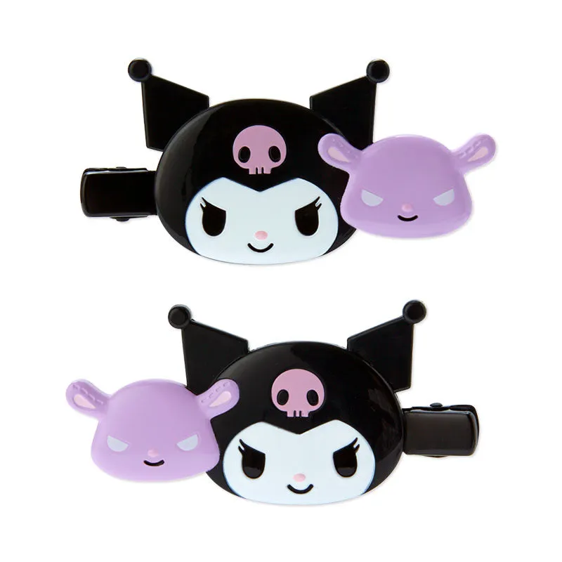 Sanrio Kuromi and Baku hair clip set